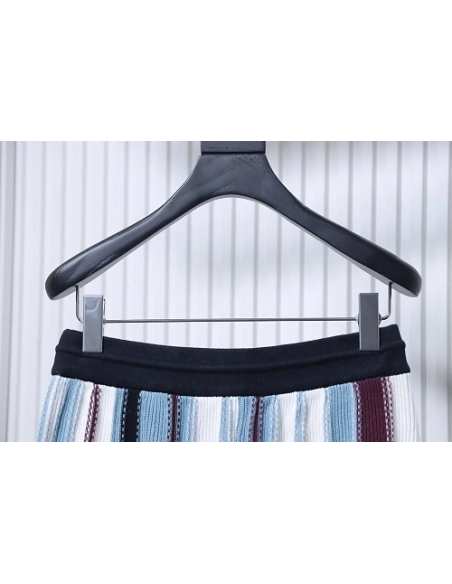 Louis Vuitton Vertical-Striped Knit Shorts,Louis Vuitton Shorts,Shorts,CLOTHES