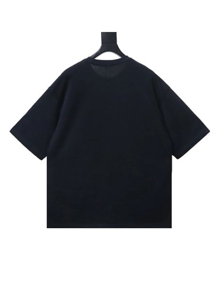 Miu Miu Embroidered Logo T-Shirt Black,Miu Miu T-shirts,T-Shirts,CLOTHES