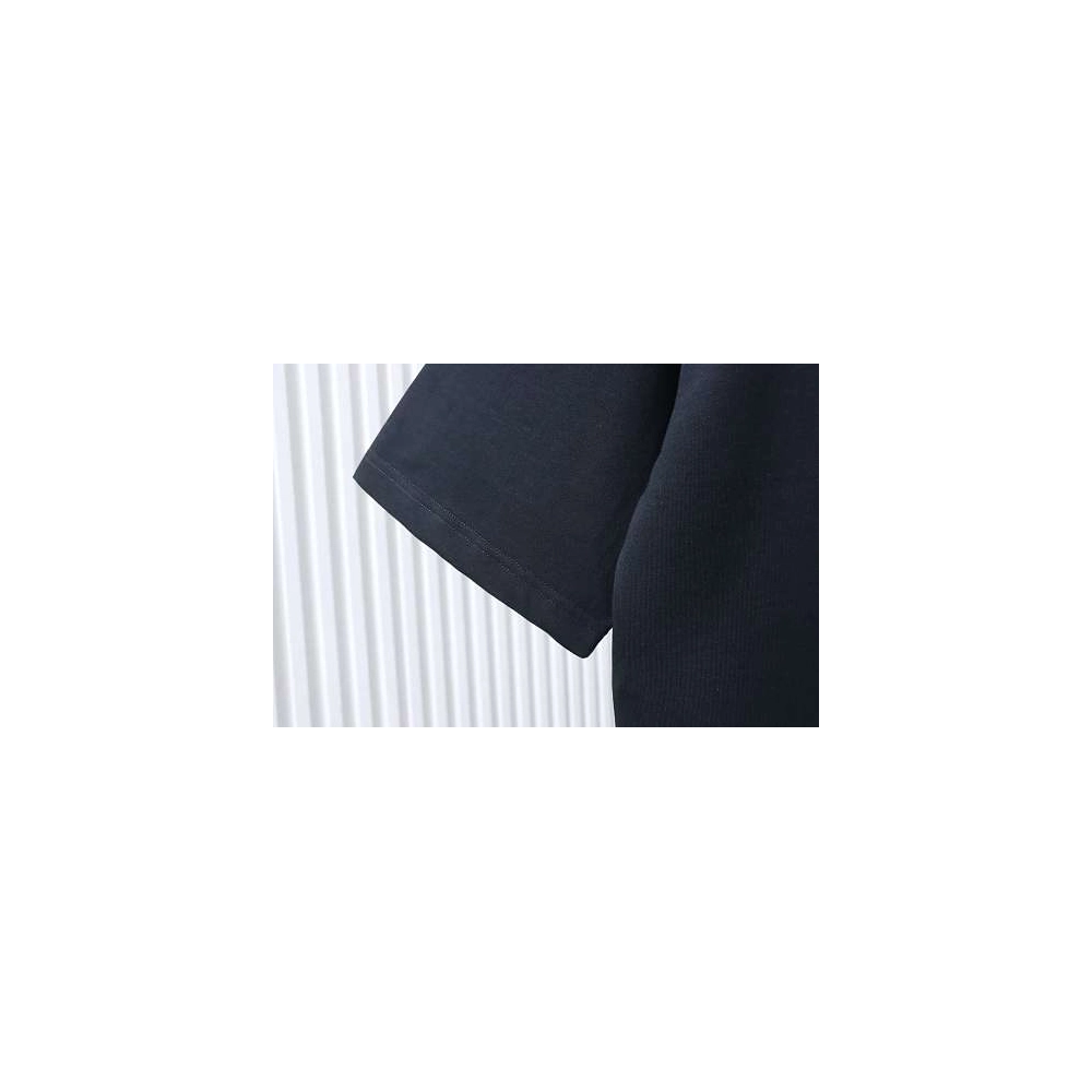 Miu Miu Embroidered Logo T-Shirt Black,Miu Miu T-shirts,T-Shirts,CLOTHES