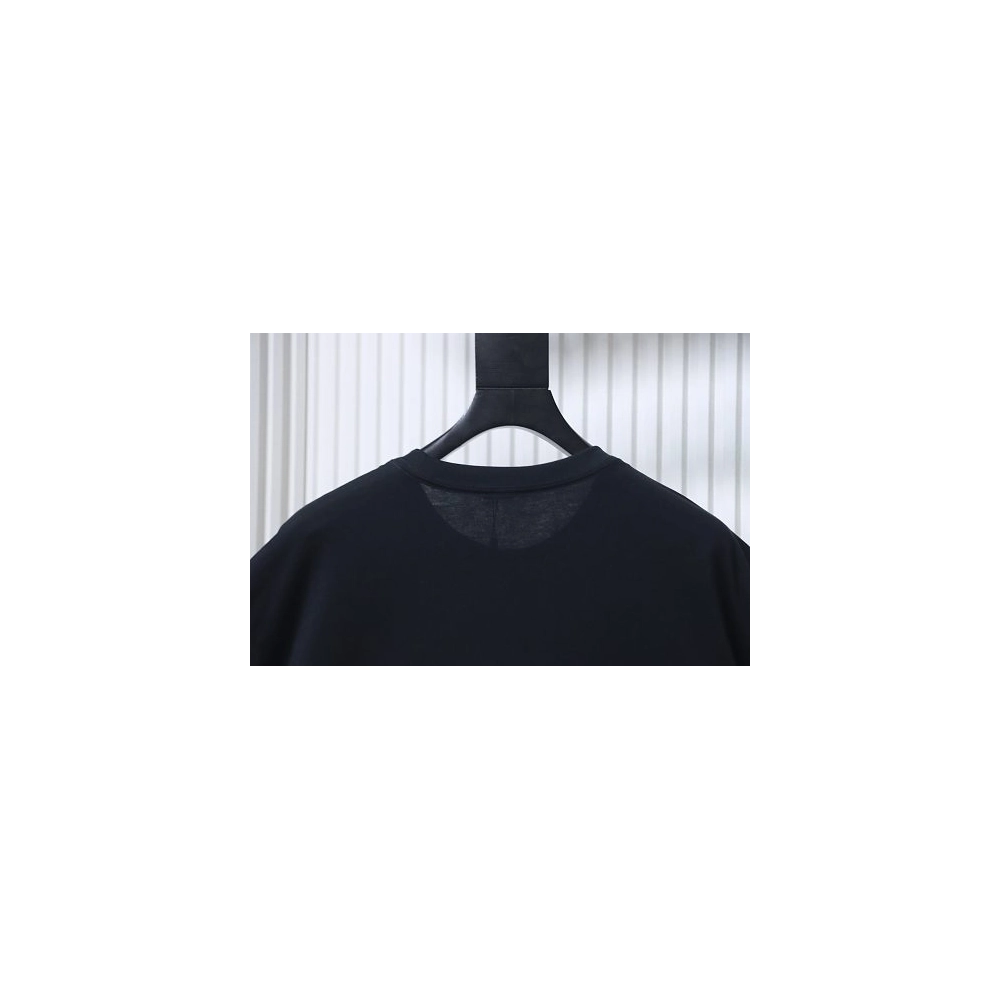 Miu Miu Embroidered Logo T-Shirt Black,Miu Miu T-shirts,T-Shirts,CLOTHES