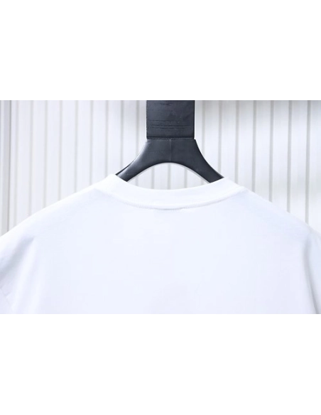 Miu Miu Embroidered Logo T-Shirt White,Miu Miu T-shirts,T-Shirts,CLOTHES