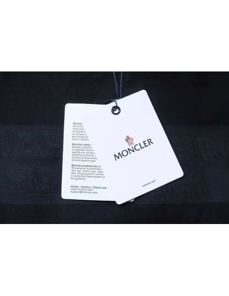 Moncler Applique and Embroidered T-shirt Black,Moncler T-Shirts,T-Shirts,CLOTHES