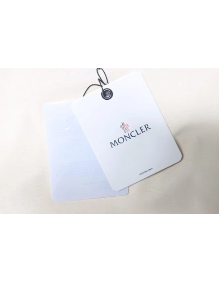Moncler Front Letter Graphic T-shirt Apricot,Moncler T-Shirts,T-Shirts,CLOTHES