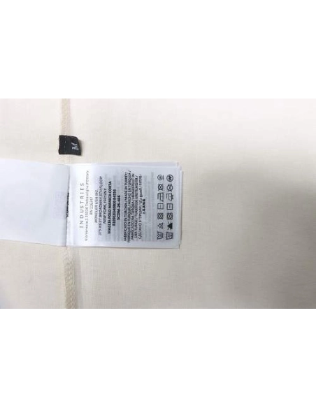 Moncler Front Letter Graphic T-shirt Apricot,Moncler T-Shirts,T-Shirts,CLOTHES