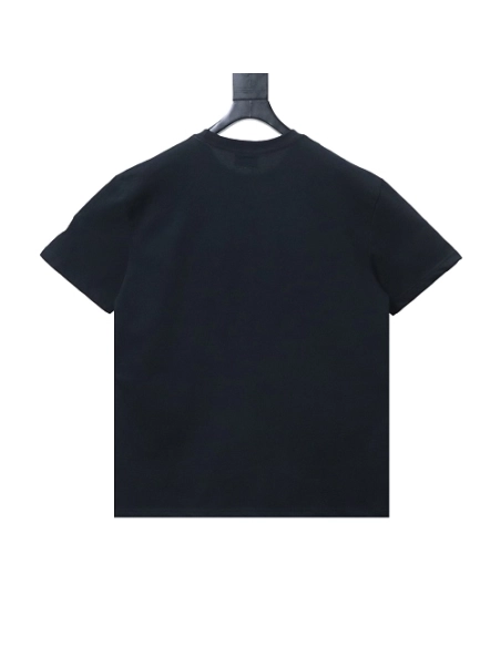 Moncler Front Letter Graphic T-shirt Black,Moncler T-Shirts,T-Shirts,CLOTHES