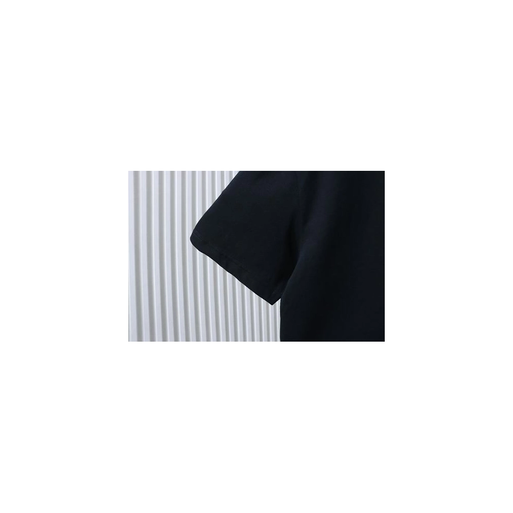 Moncler Front Letter Graphic T-shirt Black,Moncler T-Shirts,T-Shirts,CLOTHES