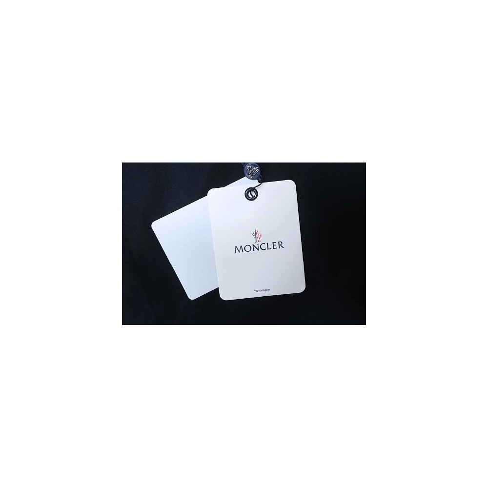 Moncler Front Letter Graphic T-shirt Black,Moncler T-Shirts,T-Shirts,CLOTHES