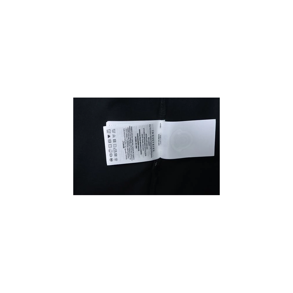 Moncler Gray Logo T-Shirt Black,Moncler T-Shirts,T-Shirts,CLOTHES