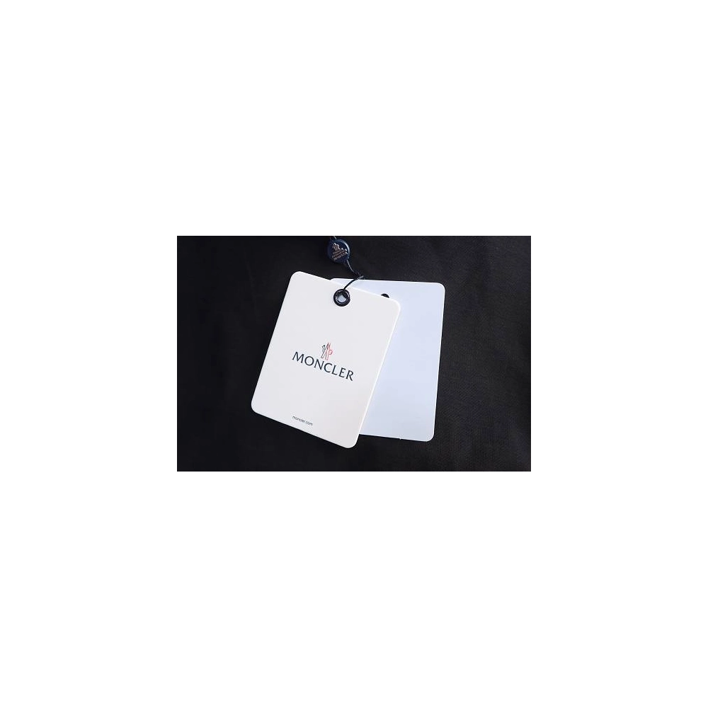 Moncler Small Embroidered Chest Logo T-Shirt Black,Moncler T-Shirts,T-Shirts,CLOTHES