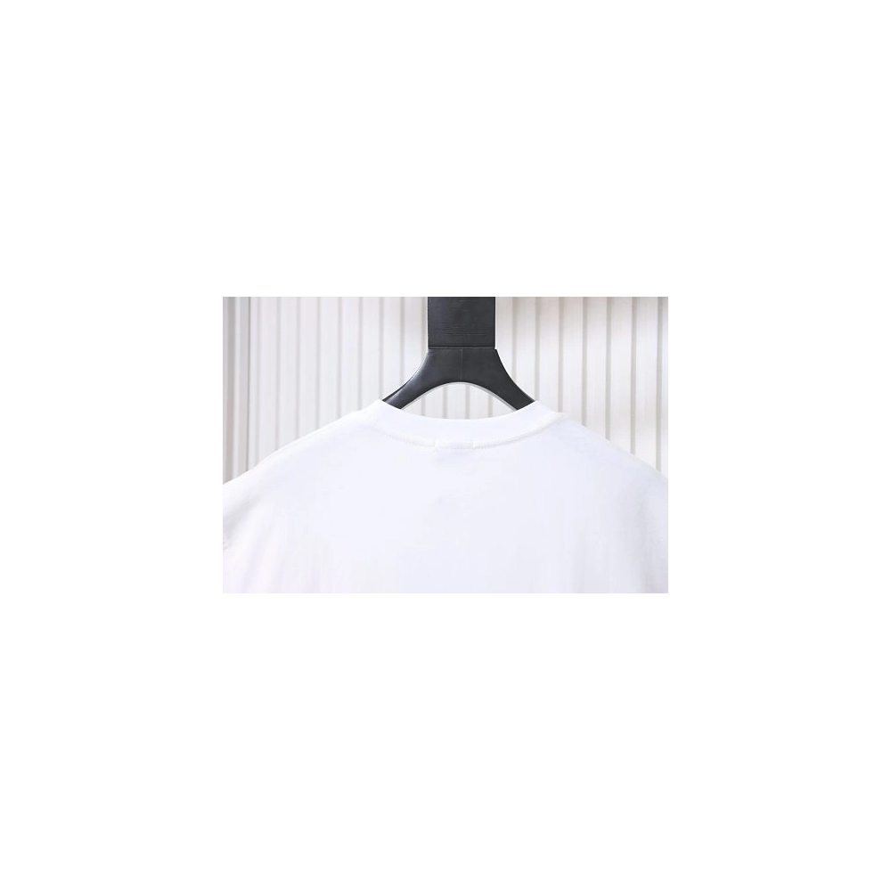 Moncler Small Embroidered Chest Logo T-Shirt White,Moncler T-Shirts,T-Shirts,CLOTHES