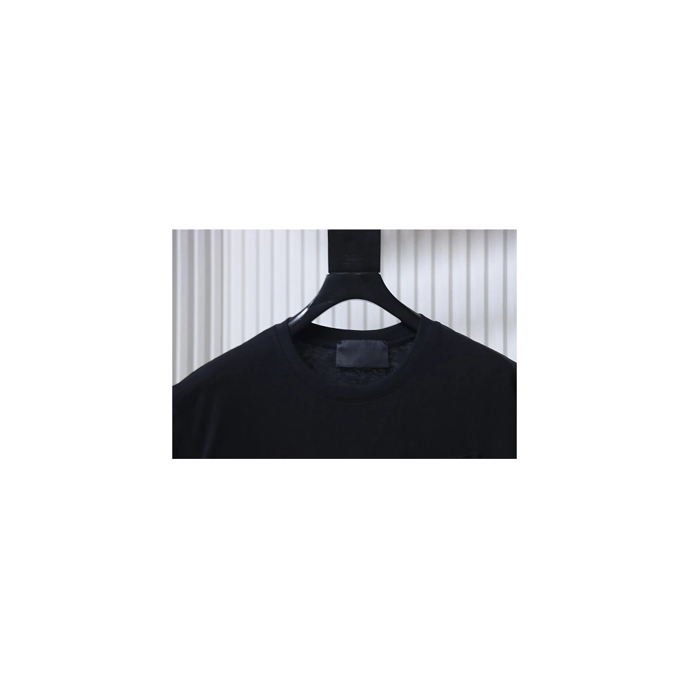 Prada Label Pocket T-shirt Black,Prada T-shirts,T-Shirts,CLOTHES
