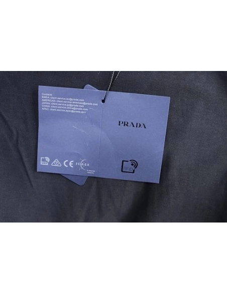 Prada Label Pocket T-shirt Black,Prada T-shirts,T-Shirts,CLOTHES