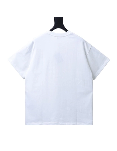 Prada Pocket Peony Print T-Shirt White,Prada T-shirts,T-Shirts,CLOTHES