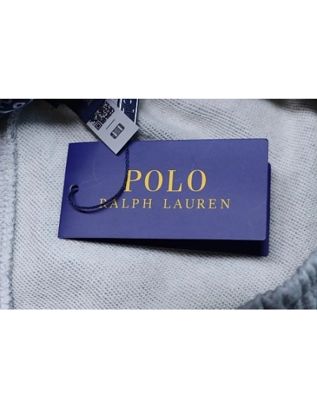Ralph Lauren Embroidered Logo Casual Trousers Gray,Ralph Lauren Trousers,Jeans,CLOTHES