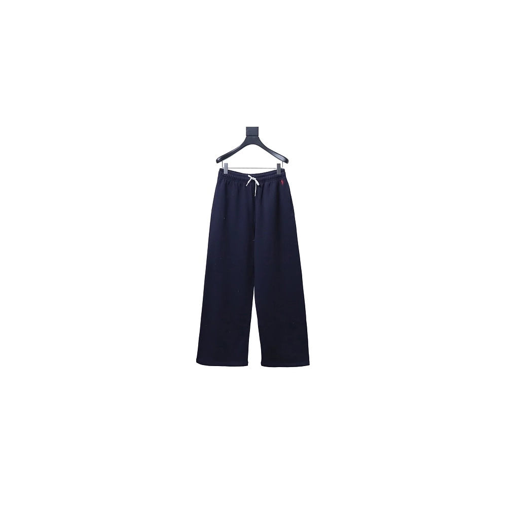 Ralph Lauren Red Embroidered Logo Casual Trousers Black,Ralph Lauren Trousers,Jeans,CLOTHES