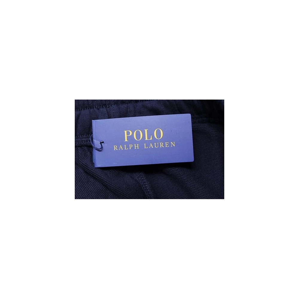 Ralph Lauren Red Embroidered Logo Casual Trousers Black,Ralph Lauren Trousers,Jeans,CLOTHES