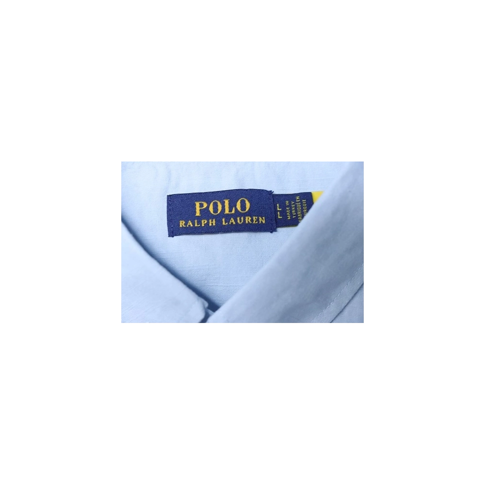 Ralph Lauren Small Warhorse Logo Embroidered Long-Sleeve Shirt Blue,Ralph Lauren T-Shirts,T-Shirts,CLOTHES