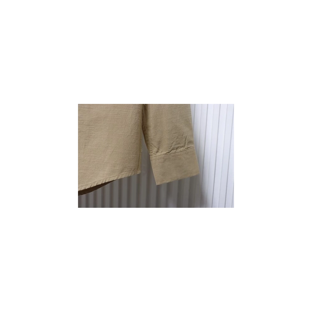 Ralph Lauren Small Warhorse Logo Embroidered Long-Sleeve Shirt Khaki,Ralph Lauren T-Shirts,T-Shirts,CLOTHES