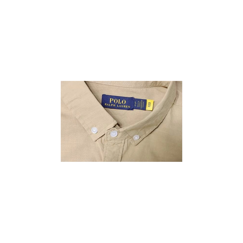 Ralph Lauren Small Warhorse Logo Embroidered Long-Sleeve Shirt Khaki,Ralph Lauren T-Shirts,T-Shirts,CLOTHES