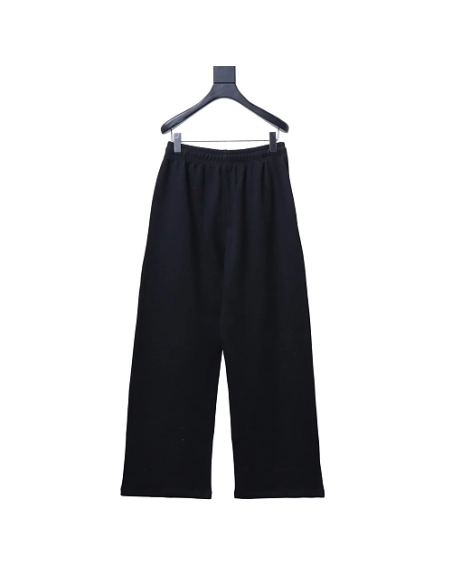 Ralph Lauren White Embroidered Logo Casual Trousers Black,Ralph Lauren Trousers,Jeans,CLOTHES