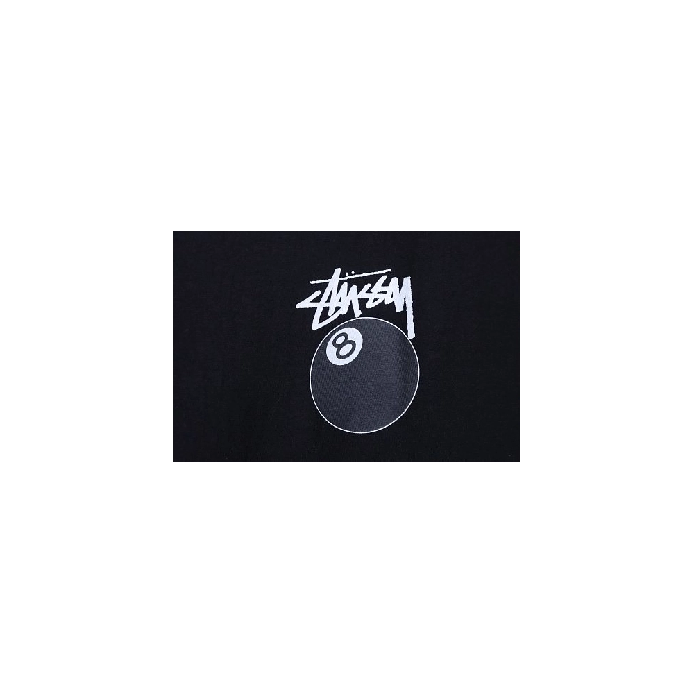 Stussy 8-Ball Billiards Graphic T-Shirt Black,Stussy T-Shirts,T-Shirts,CLOTHES