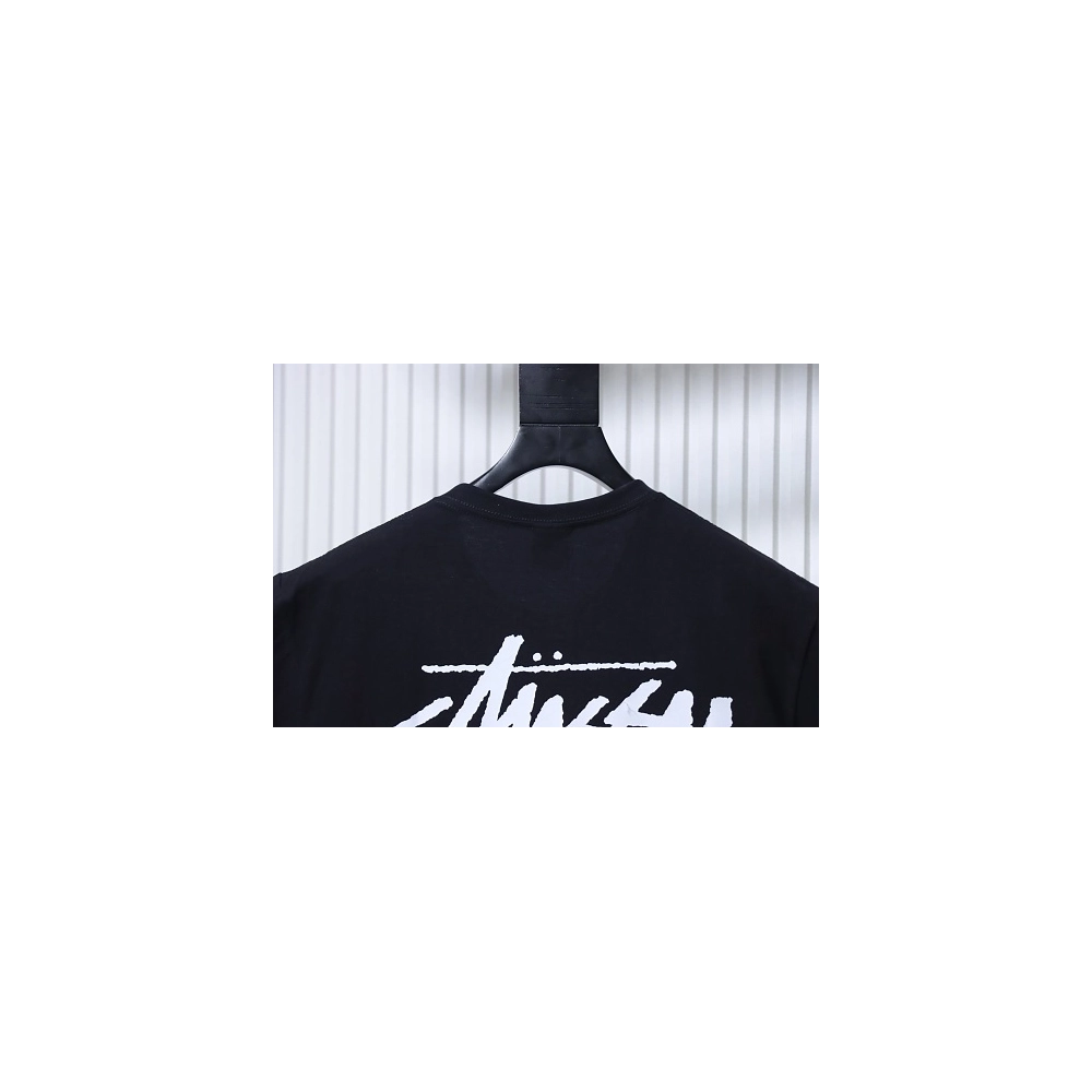 Stussy 8-Ball Billiards Graphic T-Shirt Black,Stussy T-Shirts,T-Shirts,CLOTHES