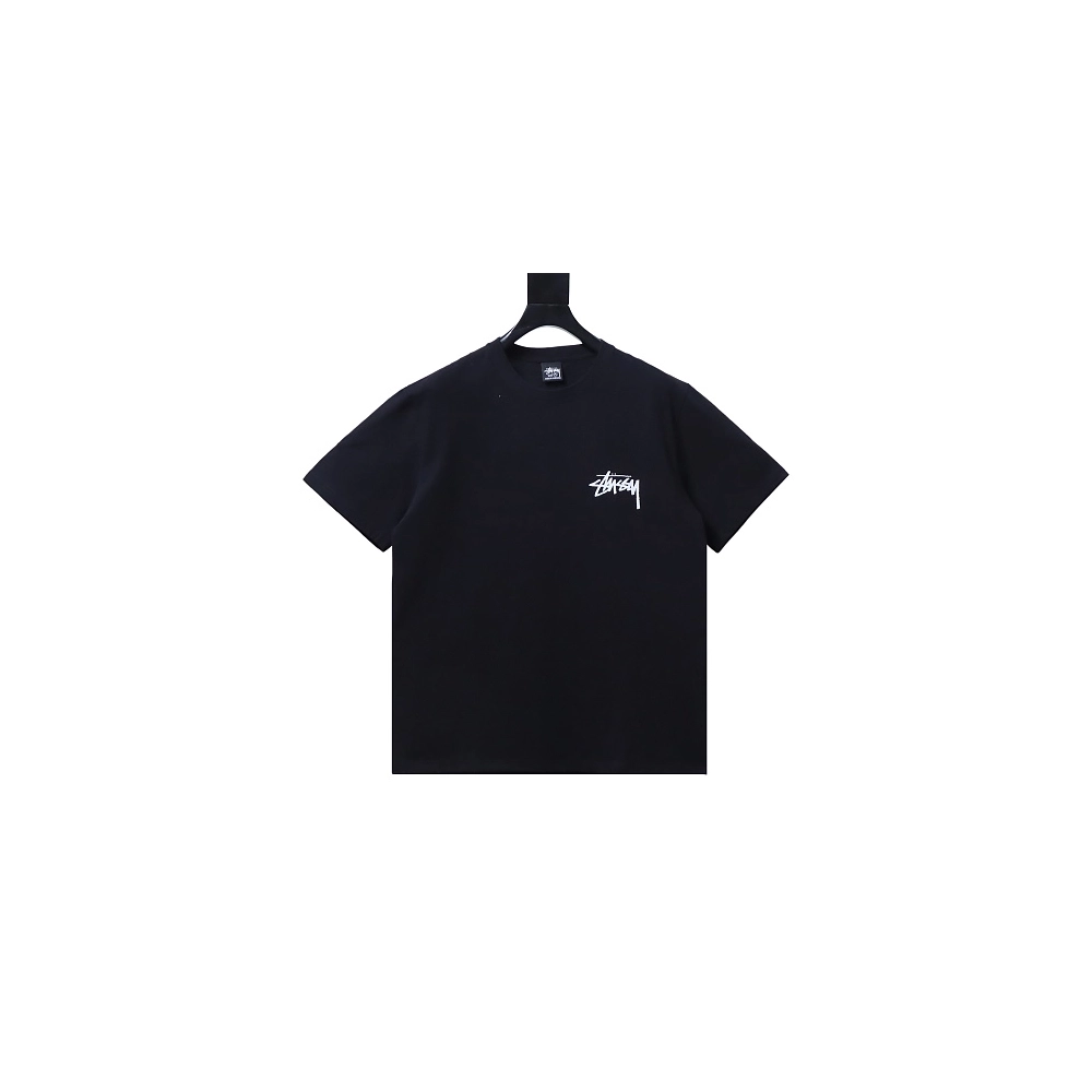 Stussy Dice Print T-Shirt Black,Stussy T-Shirts,T-Shirts,CLOTHES
