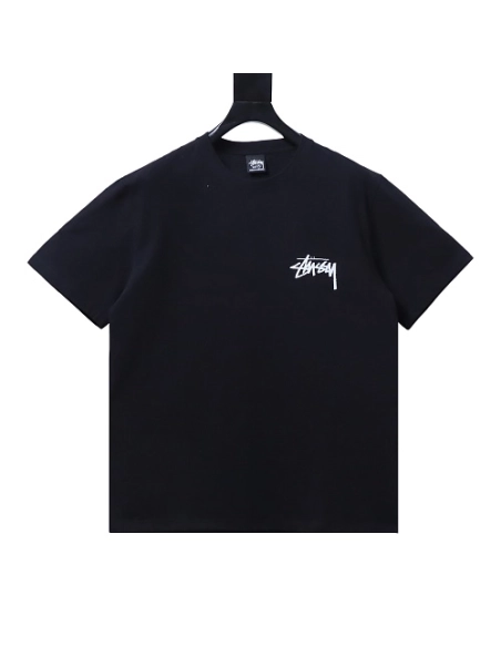 Stussy Dice Print T-Shirt Black,Stussy T-Shirts,T-Shirts,CLOTHES