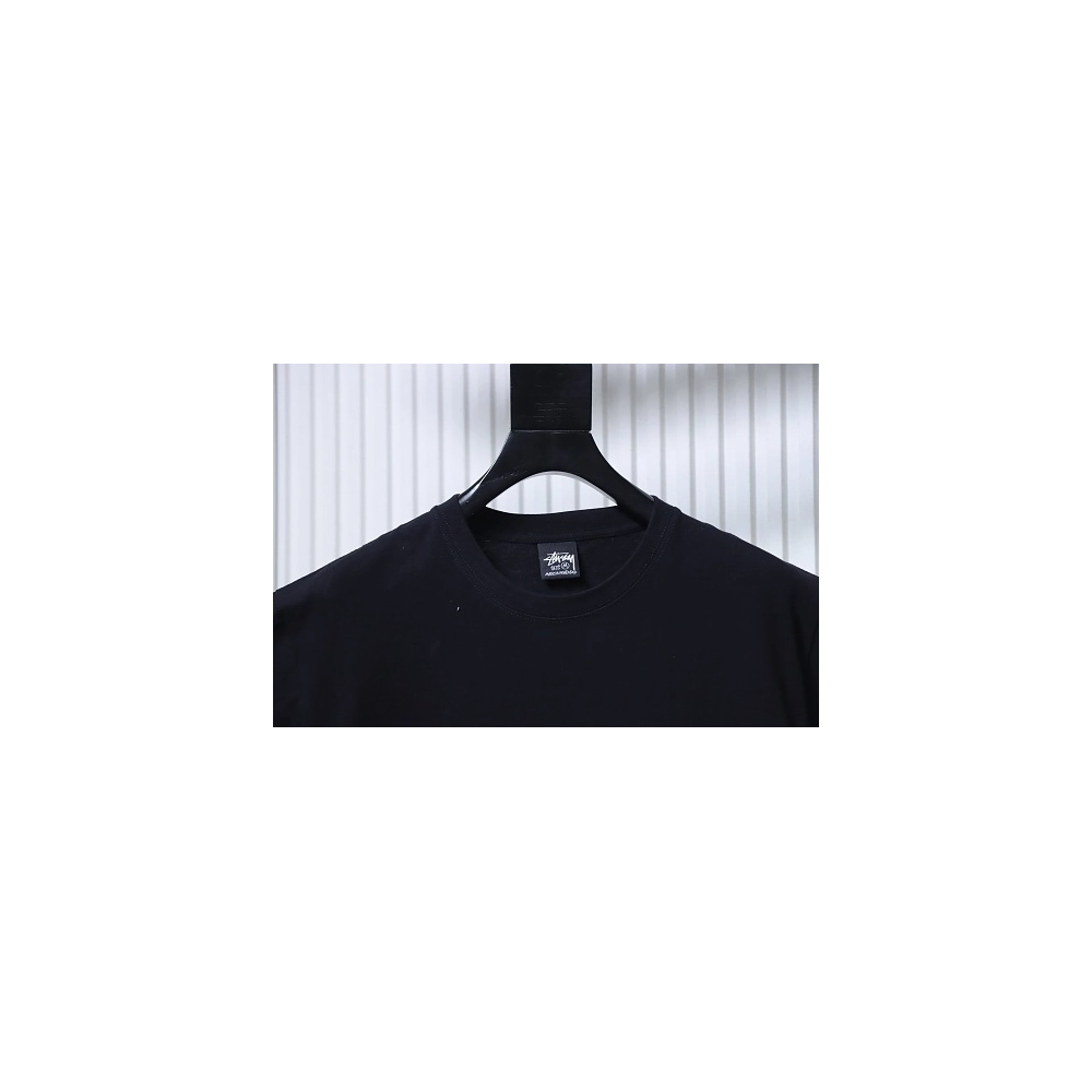 Stussy Dice Print T-Shirt Black,Stussy T-Shirts,T-Shirts,CLOTHES