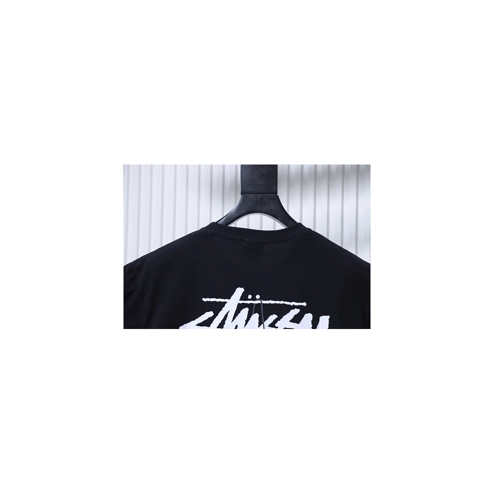Stussy Dice Print T-Shirt Black,Stussy T-Shirts,T-Shirts,CLOTHES