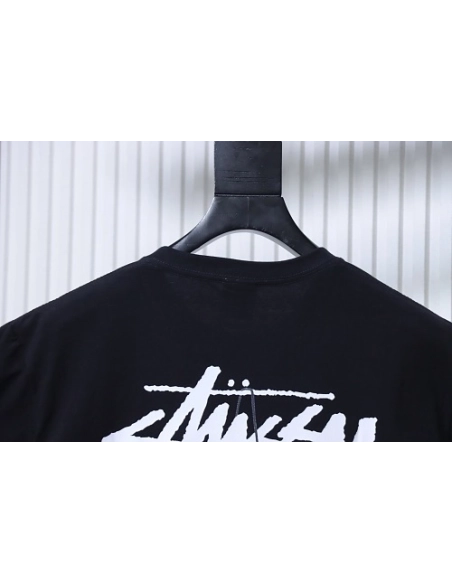 Stussy Dice Print T-Shirt Black,Stussy T-Shirts,T-Shirts,CLOTHES