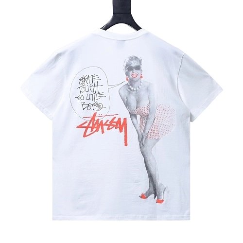 Stussy Marilyn Monroe Print T-Shirt White,Stussy T-Shirts,T-Shirts,CLOTHES