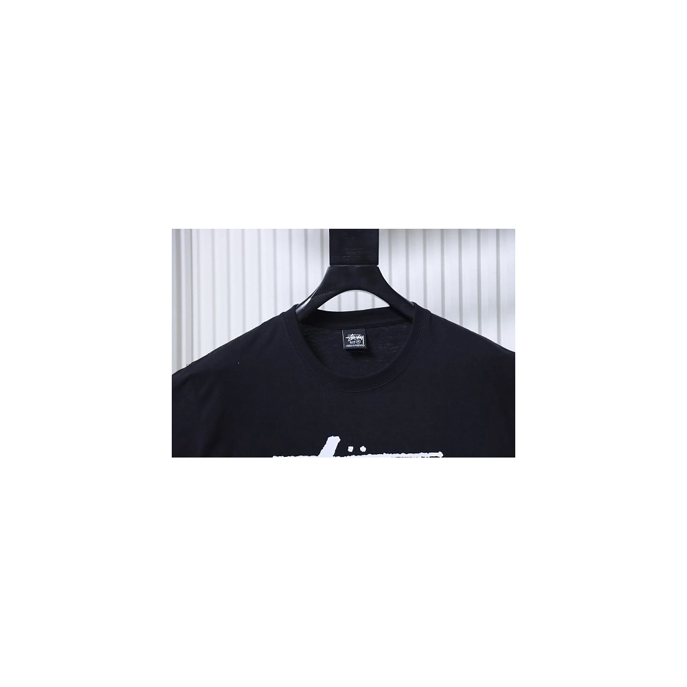 Stussy World Tour Graphic T-Shirt Black,Stussy T-Shirts,T-Shirts,CLOTHES