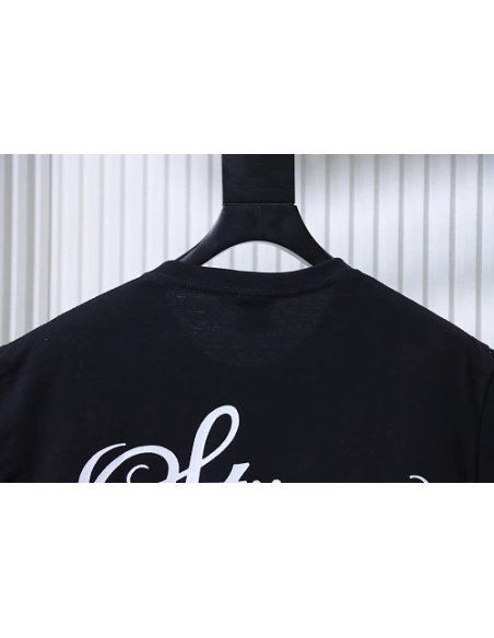 Stussy World Tour Graphic T-Shirt Black,Stussy T-Shirts,T-Shirts,CLOTHES