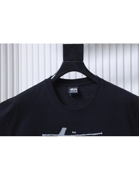 Stussy x Metalheadz Collaborative Character Print T-Shirt Black,Stussy T-Shirts,T-Shirts,CLOTHES