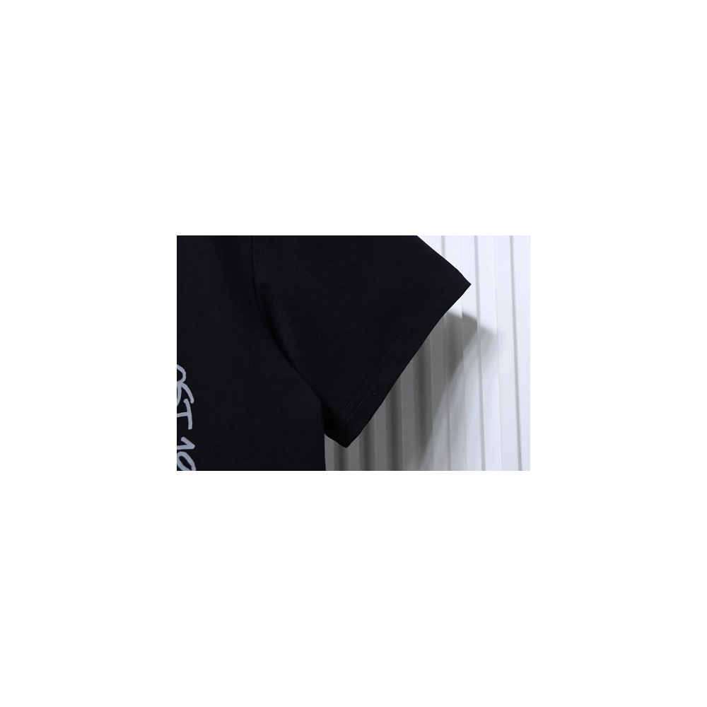 Stussy x Metalheadz Collaborative Character Print T-Shirt Black,Stussy T-Shirts,T-Shirts,CLOTHES