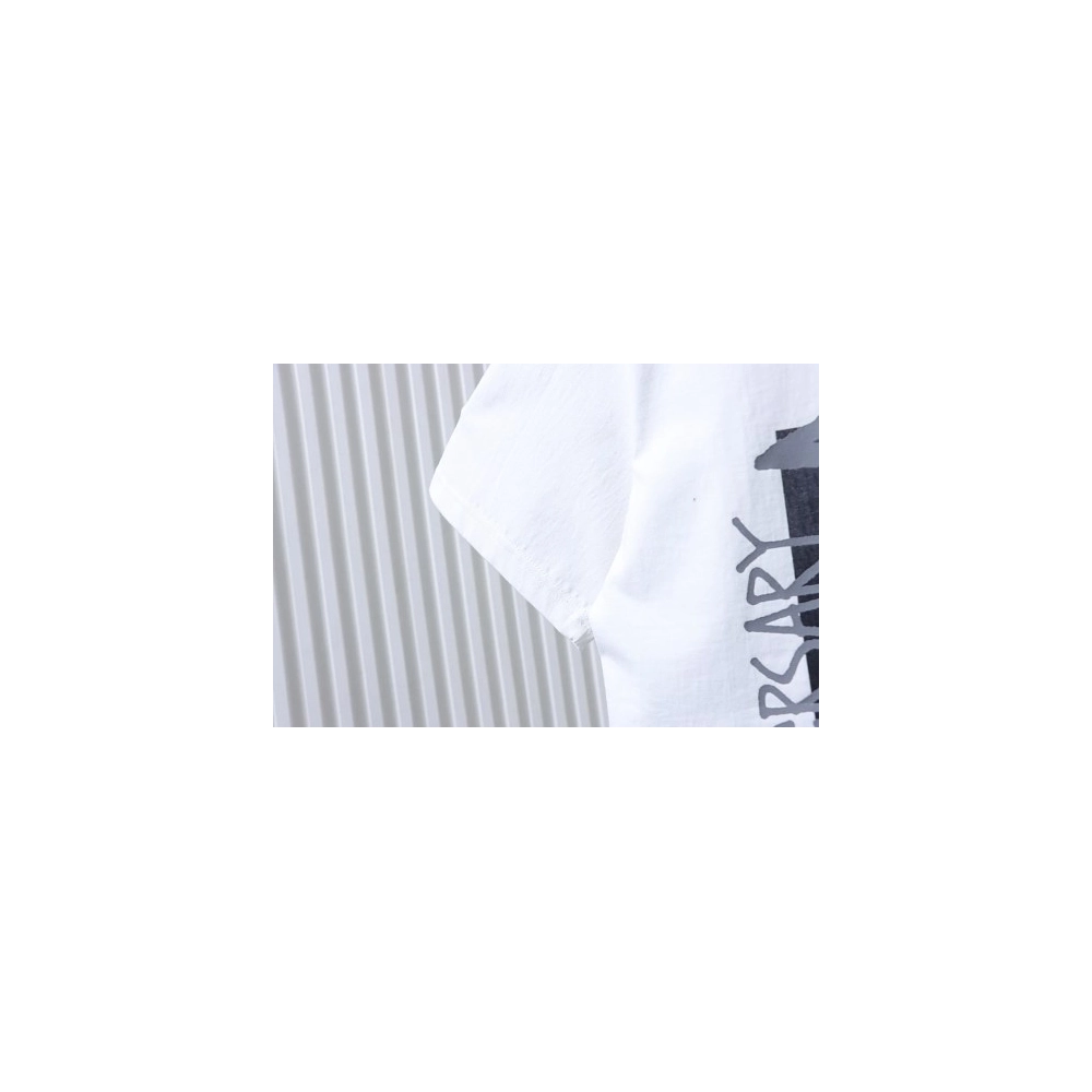 Stussy x Metalheadz Collaborative Character Print T-Shirt White,Stussy T-Shirts,T-Shirts,CLOTHES