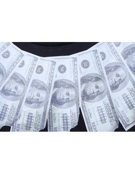 Supreme MM6 Maison Margiela US Dollar Print T-Shirt Black,Supreme T-Shirts,T-Shirts,CLOTHES