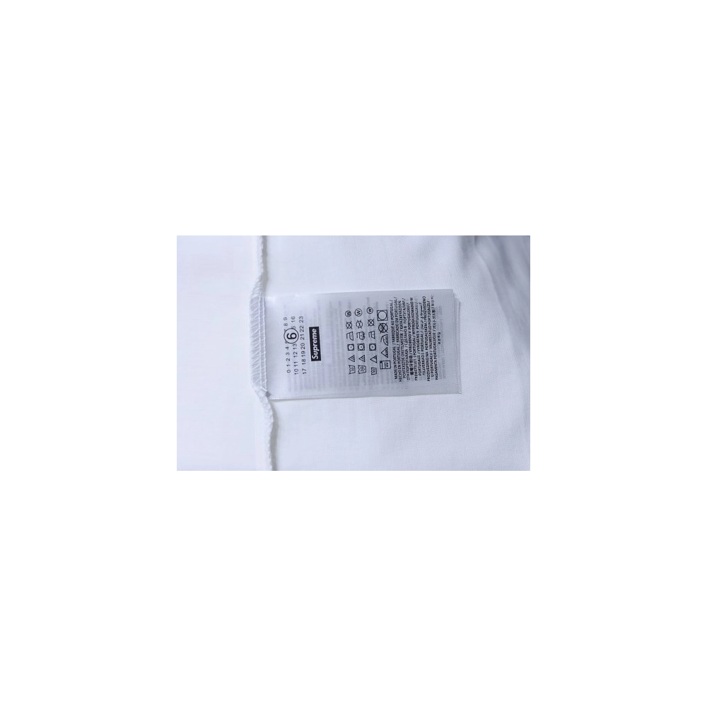 Supreme MM6 Maison Margiela US Dollar Print T-Shirt White,Supreme T-Shirts,T-Shirts,CLOTHES