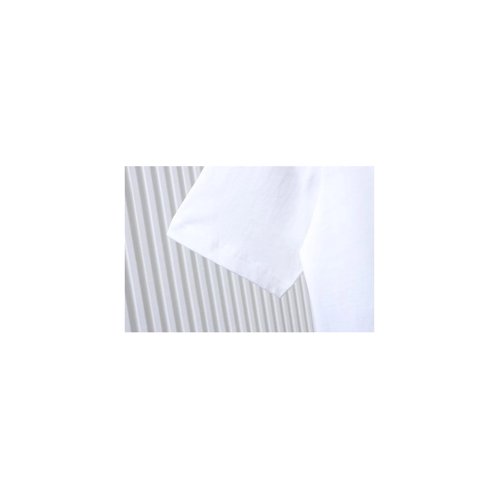 Louis Vuitton Linear Beaded Embroidery T-Shirt White,Louis Vuitton T-Shirts,T-Shirts,CLOTHES