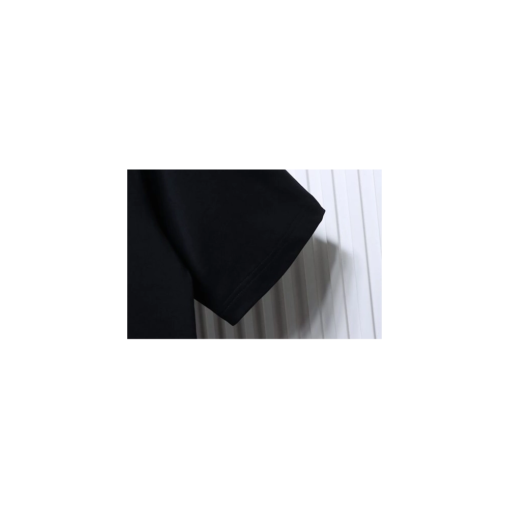 Louis Vuitton Linear Beaded Embroidery T-Shirt Black,Louis Vuitton T-Shirts,T-Shirts,CLOTHES