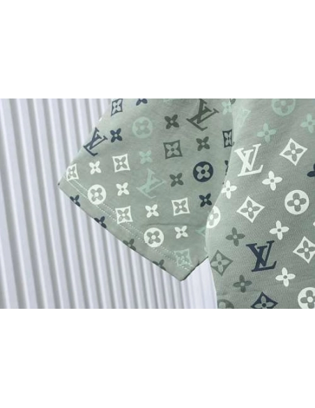 Louis Vuitton Monogram Gradient T-Shirt Green,Louis Vuitton T-Shirts,T-Shirts,CLOTHES
