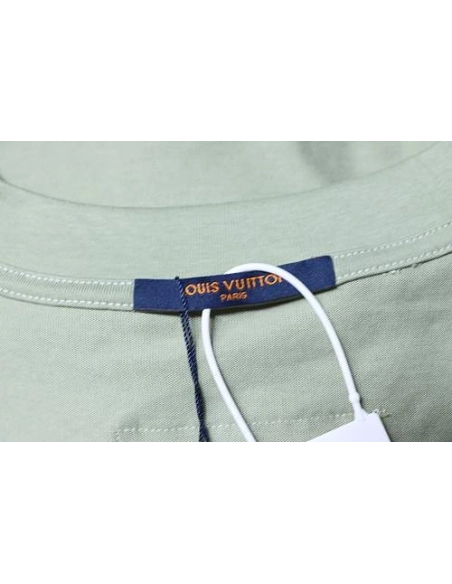 Louis Vuitton Monogram Gradient T-Shirt Green,Louis Vuitton T-Shirts,T-Shirts,CLOTHES