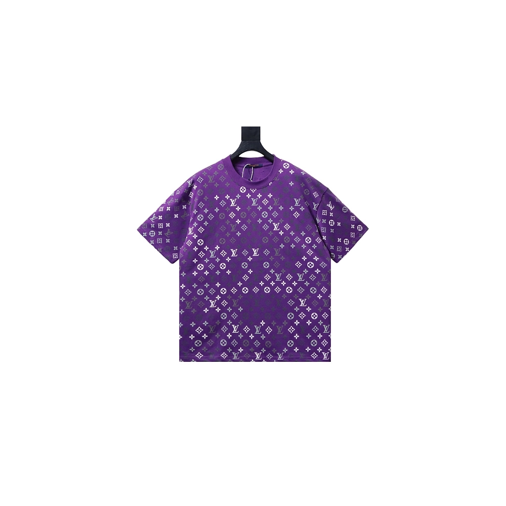 Louis Vuitton Monogram Gradient T-Shirt Purple,Louis Vuitton T-Shirts,T-Shirts,CLOTHES