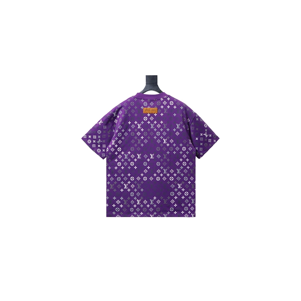 Louis Vuitton Monogram Gradient T-Shirt Purple,Louis Vuitton T-Shirts,T-Shirts,CLOTHES
