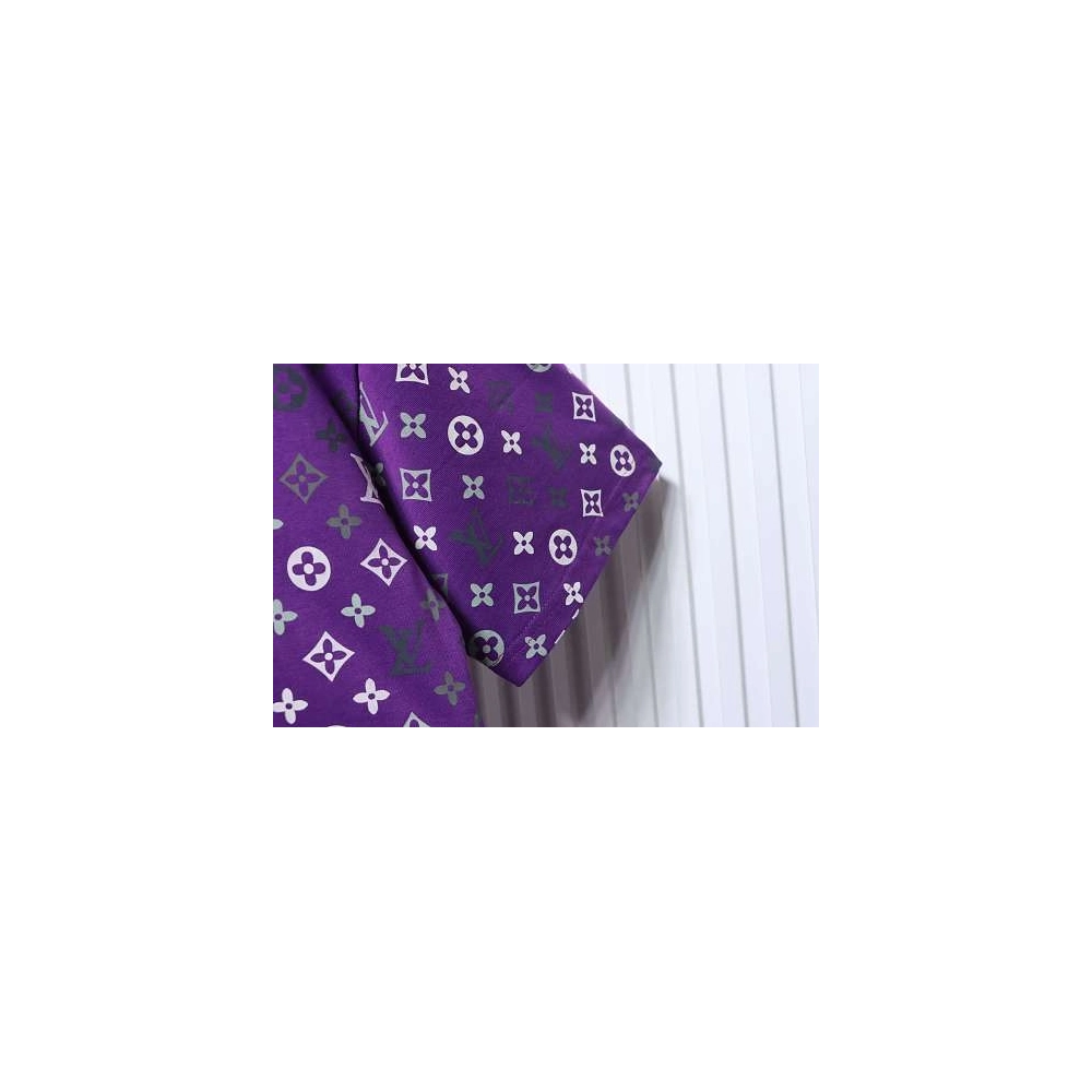 Louis Vuitton Monogram Gradient T-Shirt Purple,Louis Vuitton T-Shirts,T-Shirts,CLOTHES
