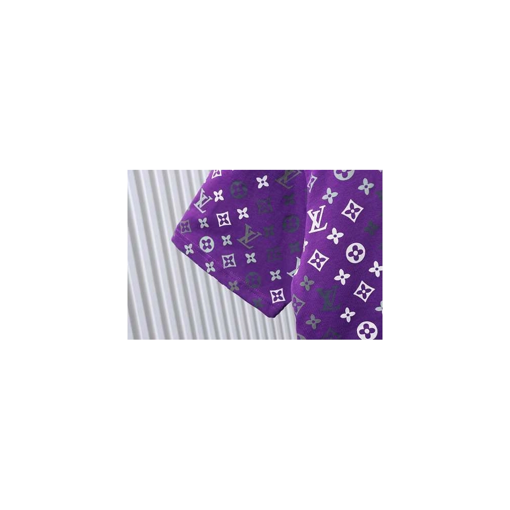 Louis Vuitton Monogram Gradient T-Shirt Purple,Louis Vuitton T-Shirts,T-Shirts,CLOTHES