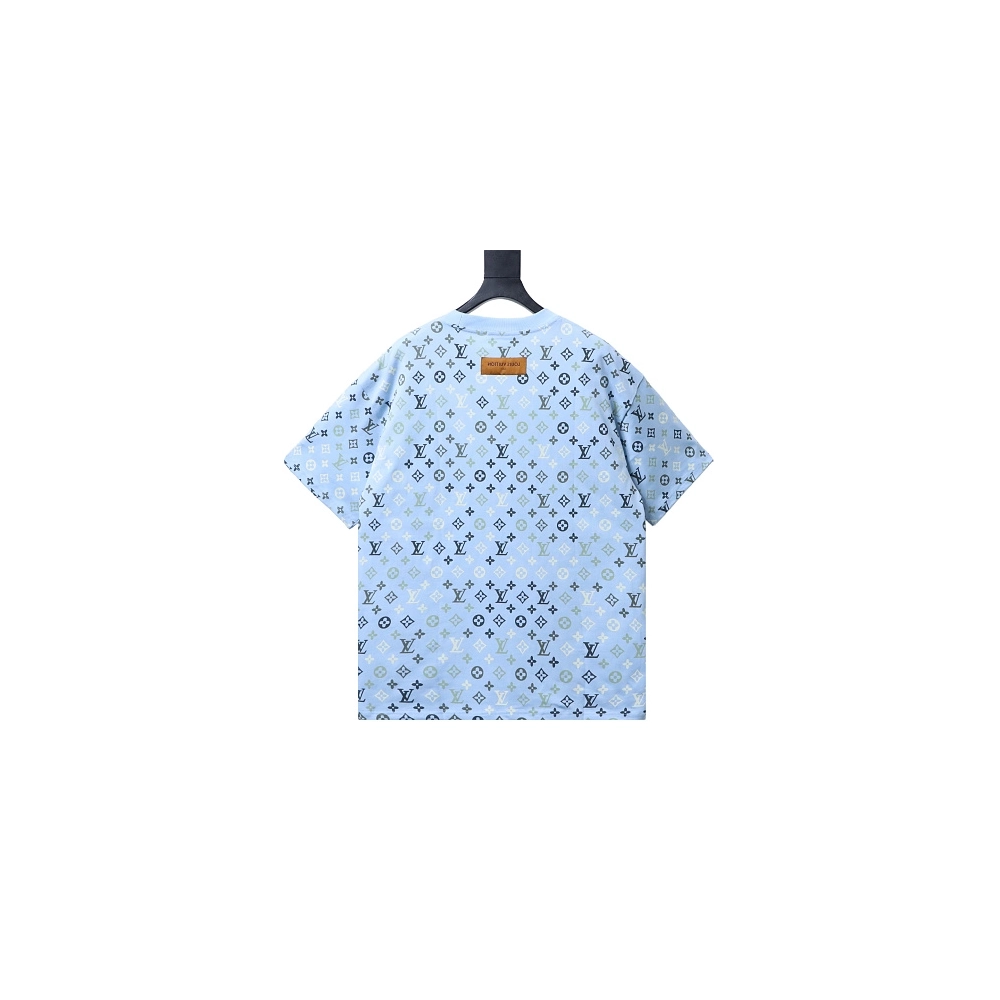 Louis Vuitton Monogram Gradient T-Shirt Blue ,Louis Vuitton T-Shirts,T-Shirts,CLOTHES