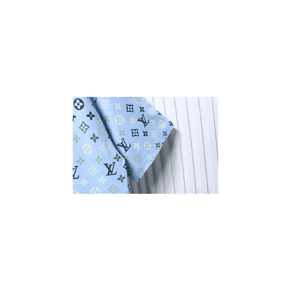 Louis Vuitton Monogram Gradient T-Shirt Blue ,Louis Vuitton T-Shirts,T-Shirts,CLOTHES