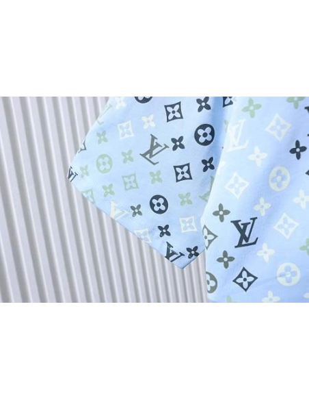 Louis Vuitton Monogram Gradient T-Shirt Blue ,Louis Vuitton T-Shirts,T-Shirts,CLOTHES